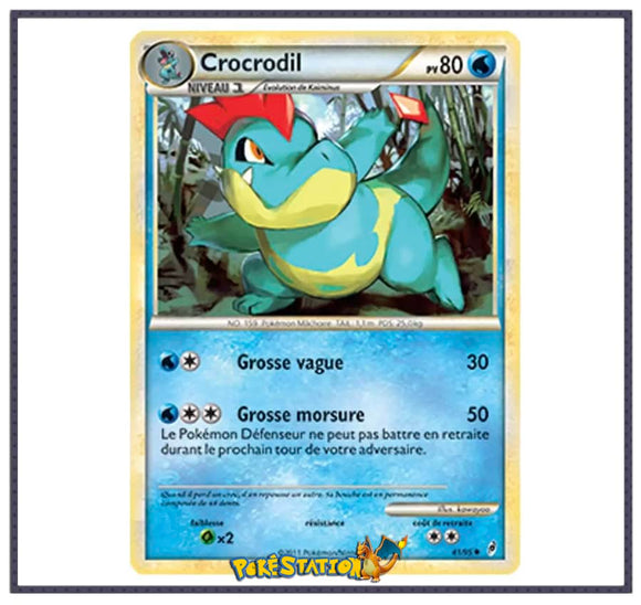 Carte Pokémon Crocrodil 41/95 - l'Appel des Légendes