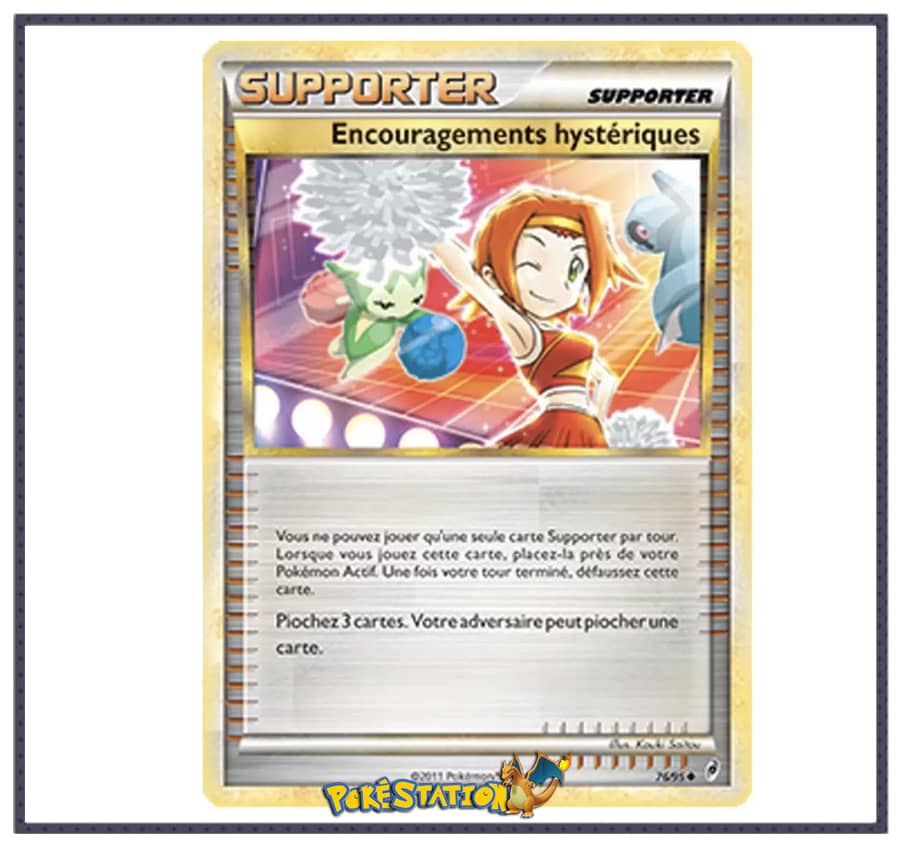 Carte Pokémon Encouragements hystériques 76/95 - l'Appel des Légendes –  PokeStation