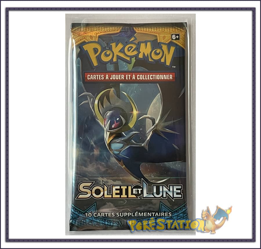 x1 Booster Pokemon Lunala Soleil et Lune de base NEUF FR PokeStation