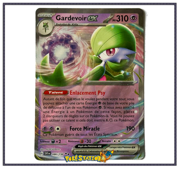 Carte Pokémon Gardevoir Ex 086/198 - Ecarlate et Violet EV1