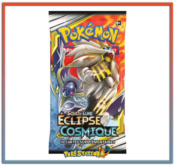 x1 Booster Pokemon Solgaleo et Lunala Eclipse Cosmique SL12 - Neuf - FR