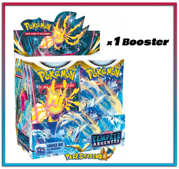 x1 Booster Pokémon Tempête Argentée EB12