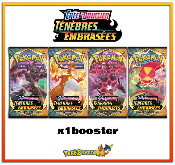 x1 Booster Pokémon Ténèbres Embrasés EB03 - Neuf - FR
