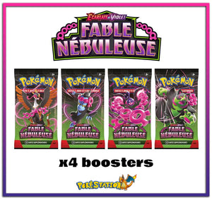 x4 Boosters Pokémon Fable Nébuleuse EV6.5