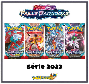 x3 Boosters Pokémon Faille Paradoxe EV04