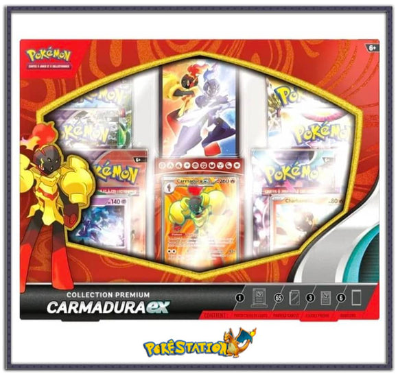 Coffret Carmadura Ex de x6 boosters Pokémon
