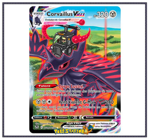 Carte Pokémon Corvaillus VMAX TG19 - Tempête Argentée EB12