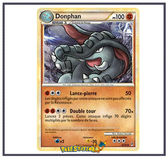 Carte Pokémon Donphan 42/95 - l'Appel des Légendes