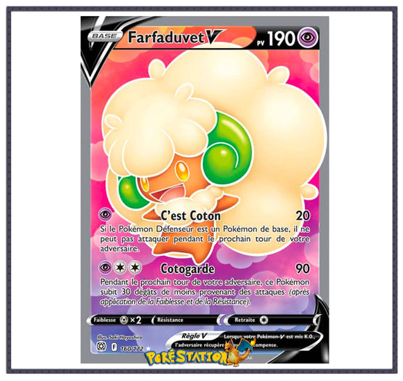 Cartes Pokémon Farfaduvet-V 160/172 - Stars Étincelantes EB09