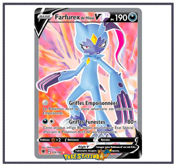 Carte Pokémon Farfurex de Hisui-V 174/189 - Astres Radieux EB10