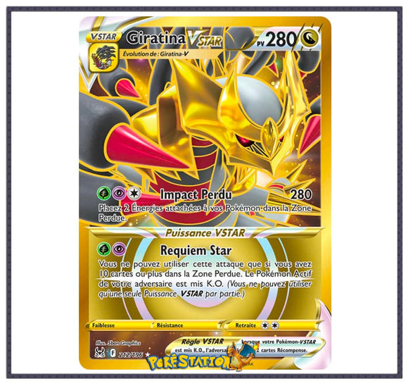 Carte Pokémon Giratina VSTAR 212/196 - Origine Perdue EB11