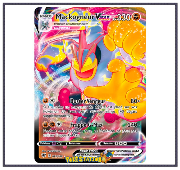 Cartes Pokémon Mackogneur-VMAX 73/189 - Astres Radieux EB10