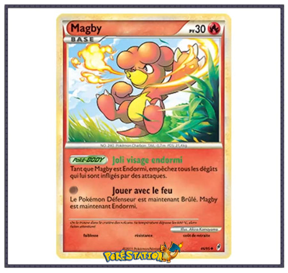 Carte Pokémon Magby 46/95 - l'Appel des Légendes