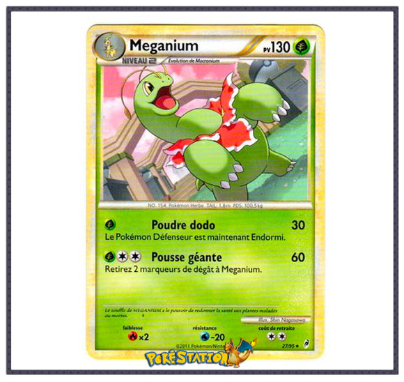 Carte Pokémon Méganium 27/95 - l'Appel des Légendes