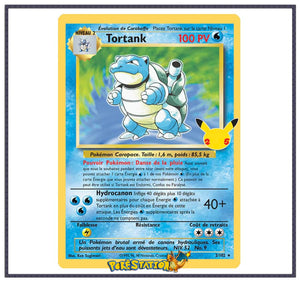 Carte Pokémon Tortank 2/102 - Célébrations 25 ans