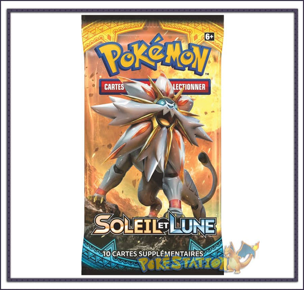 x1 Booster Pokemon Solgaleo Soleil et Lune de base - NEUF