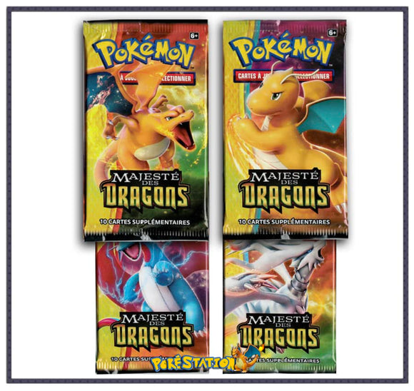 X1 BOOSTER POKEMON Majesté des Dragons - NEUF - FR