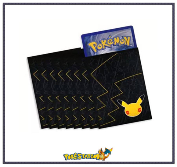 X65 Protges cartes Sleeve - Clbrations 25 ans PokeStation X65 Protges cartes Sleeve - Clbrations 25 ans PokeStation