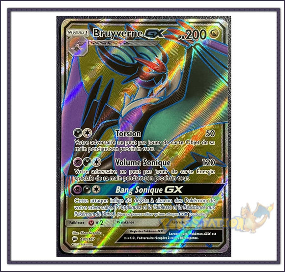 Carte Pokémon Bruyverne GX Full Art 141/147 - SL3 - Neuve - FR